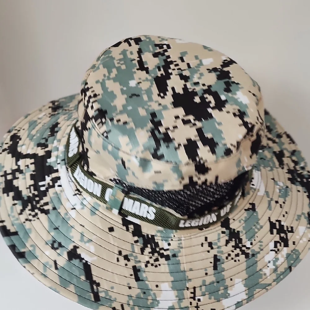 Legion of Mars Digital Camo Bucket Hat Chin Strap Outdoor Hat 22.5
